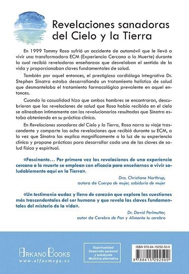 REVELACIONES SANADORAS DEL CIELO Y LA TIERRA | 9788415292500 | ROSA,TOMMY/SINATRA,DR.STEPHEN | Libreria Geli - Librería Online de Girona - Comprar libros en catalán y castellano
