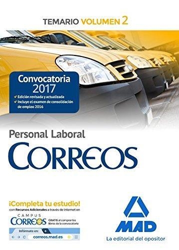 PERSONAL LABORAL CORREOS(TEMARIO-2.EDICION 2017) | 9788414205402 | GUILLÉN GIL, LUIS IGNACIO/FORUM DE CATALUNYA, S.R.L. | Libreria Geli - Librería Online de Girona - Comprar libros en catalán y castellano
