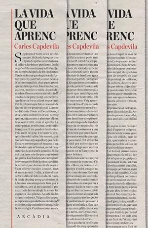 LA VIDA QUE APRENC | 9788494616365 | CAPDEVILA,CARLES | Libreria Geli - Librería Online de Girona - Comprar libros en catalán y castellano