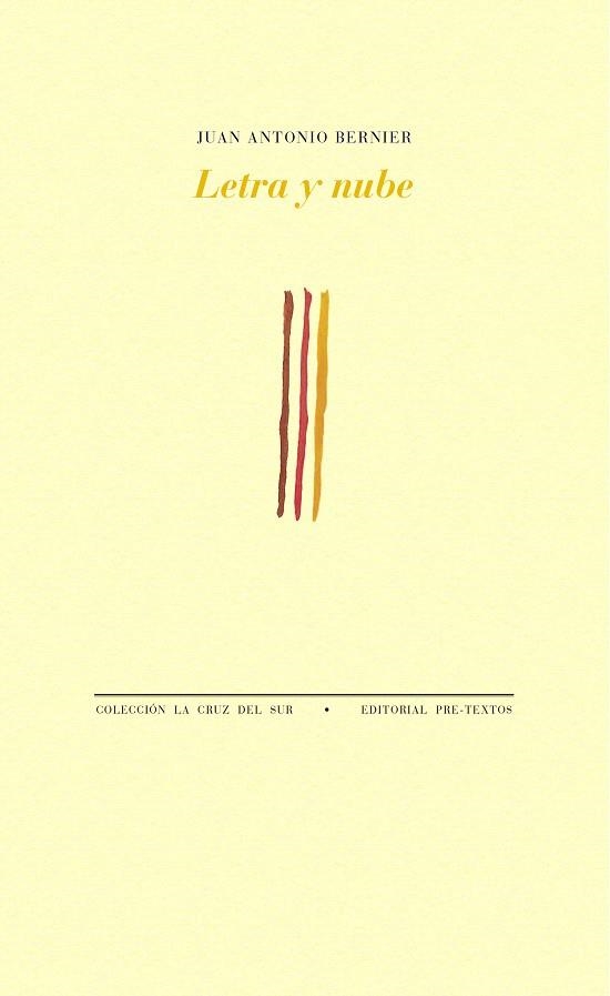 LETRA Y NUBE | 9788416906345 | BERNIER,JUAN ANTONIO | Llibreria Geli - Llibreria Online de Girona - Comprar llibres en català i castellà