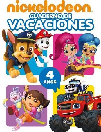 CUADERNO DE VACACIONES NICKELODEON.4 AÑOS | 9788437201474 | Libreria Geli - Librería Online de Girona - Comprar libros en catalán y castellano