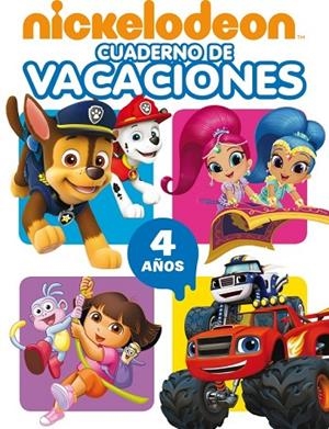 CUADERNO DE VACACIONES NICKELODEON.4 AÑOS | 9788437201474 | Llibreria Geli - Llibreria Online de Girona - Comprar llibres en català i castellà