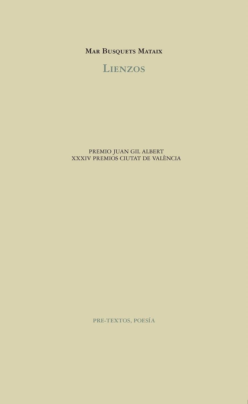 LIENZOS | 9788416906284 | BUSQUETS MATAIX,MAR | Libreria Geli - Librería Online de Girona - Comprar libros en catalán y castellano