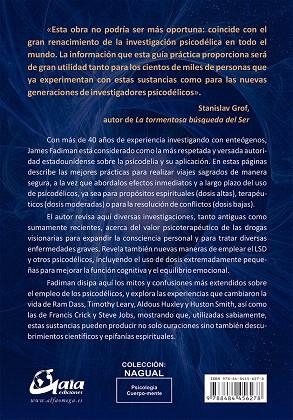 GUÍA DEL EXPLORADOR PSICODÉLICO | 9788484456278 | FADIMAN,JAMES | Libreria Geli - Librería Online de Girona - Comprar libros en catalán y castellano