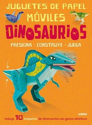 JUGUETES DE PAPEL MÓVILES.DINOSAURIOS | 9788468331669 | EDEBÉ | Llibreria Geli - Llibreria Online de Girona - Comprar llibres en català i castellà