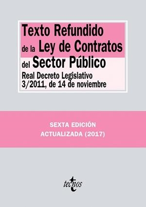 TEXTO REFUNDIDO DE LA LEY DE CONTRATOS DEL SECTOR PÚBLICO REAL DECRETO LEGISLATIVO 3/2011, DE 14 DE NOVIEMBRE | 9788430971633 | Libreria Geli - Librería Online de Girona - Comprar libros en catalán y castellano