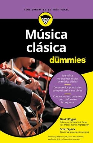 MÚSICA CLÁSICA PARA DUMMIES | 9788432903755 | POGUE,DAVID/SPECK,SCOTT | Llibreria Geli - Llibreria Online de Girona - Comprar llibres en català i castellà