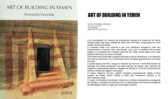 ART OF BUILDING IN YEMEN | 9789728479664 | VARANDAM,FERNANDO | Llibreria Geli - Llibreria Online de Girona - Comprar llibres en català i castellà