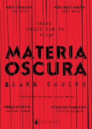 MATERIA OSCURA | 9788416858217 | CROUCH,BLAKE | Llibreria Geli - Llibreria Online de Girona - Comprar llibres en català i castellà