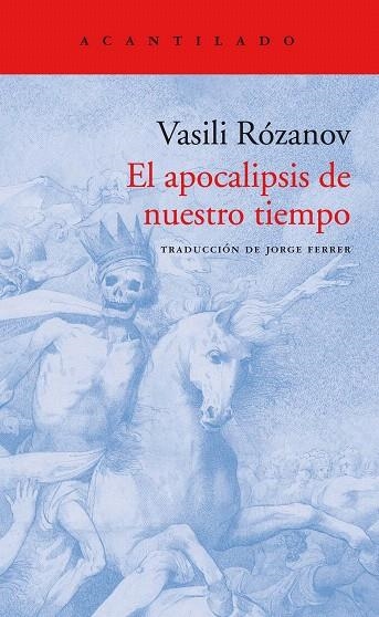 EL APOCALIPSIS DE NUESTRO TIEMPO | 9788416748525 | RÓZANOV,VASILI | Llibreria Geli - Llibreria Online de Girona - Comprar llibres en català i castellà