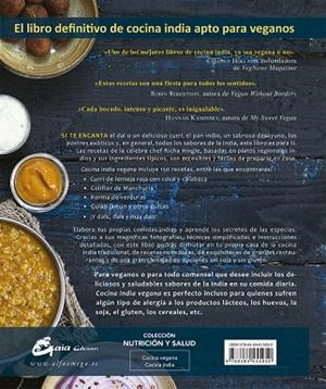 COCINA INDIA VEGANA.RECETAS TRADICIONALES Y CREATIVAS PARA PREPARAR EN CASA | 9788484455950 | HINGLE,RICHA | Libreria Geli - Librería Online de Girona - Comprar libros en catalán y castellano