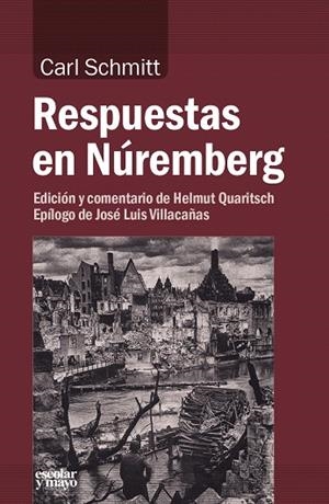 RESPUESTAS EN NúREMBERG | 9788417134051 | SCHMITT,CARL | Libreria Geli - Librería Online de Girona - Comprar libros en catalán y castellano