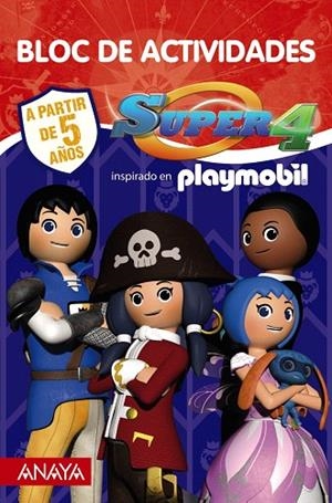 SUPER 4 - BLOC DE ACTIVIDADES | 9788469834565 | PLAYMOBIL | Llibreria Geli - Llibreria Online de Girona - Comprar llibres en català i castellà