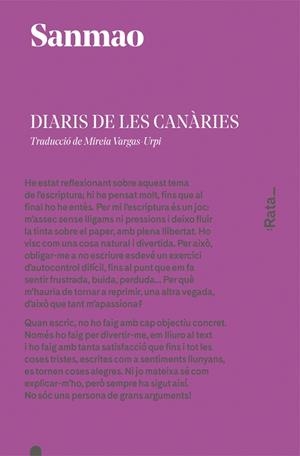 DIARIS DE LES CàNARIES | 9788416738083 | SANMAO | Llibreria Geli - Llibreria Online de Girona - Comprar llibres en català i castellà
