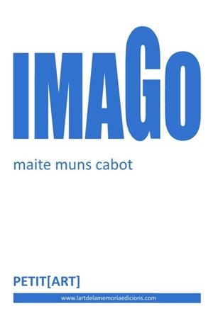 IMAGO | 9788469757277 | MUNS CABOT,MAITE | Llibreria Geli - Llibreria Online de Girona - Comprar llibres en català i castellà