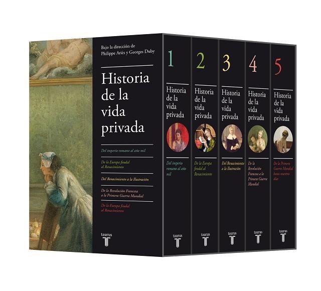 HISTORIA DE LA VIDA PRIVADA(EDICIÓN ESTUCHE CON LOS 5 VOLÚMENES) | 9788430699483 | AIRÈS,PHILIPPE/DUBY,GEORGES | Libreria Geli - Librería Online de Girona - Comprar libros en catalán y castellano