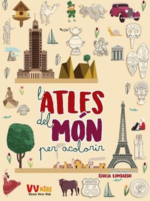 ATLES DEL MÓN PER ACOLORIR | 9788468243719 | LOMBARDO,GIULIA | Llibreria Geli - Llibreria Online de Girona - Comprar llibres en català i castellà