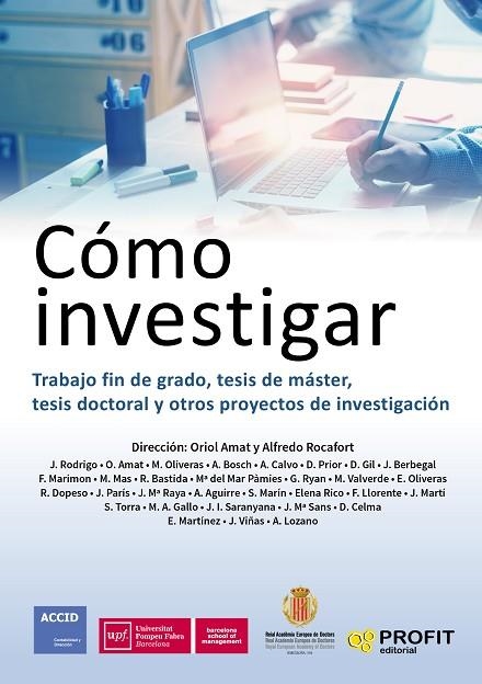 CÓMO INVESTIGAR.TRABAJO FIN DE GRADO,TESIS DE MÁSTER,TESIS DOCTORAL Y OTROS PROYECTOS DE INVESTIGACIÓN | 9788416904693 | A.A.D.D. | Libreria Geli - Librería Online de Girona - Comprar libros en catalán y castellano