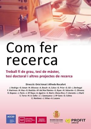 COM FER RECERCA.TREBALL FI DE GRAU,TESI DE MÀSTER,TESI DOCTORAL I ALTRES PROJECTES DE RECERCA | 9788416904679 | Llibreria Geli - Llibreria Online de Girona - Comprar llibres en català i castellà