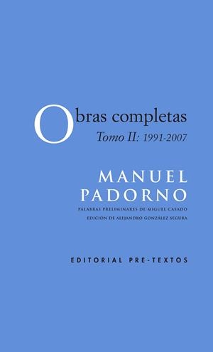 OBRAS COMPLETAS TOMO 11 (1991-2007) | 9788417143022 | PADORNO,MANUEL | Libreria Geli - Librería Online de Girona - Comprar libros en catalán y castellano