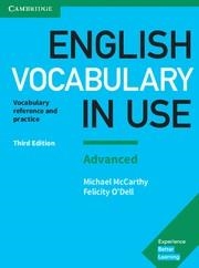 ENGLISH VOCABULARY IN USE(ADVANCED BOOK WITH ANSWERS.THIRD EDITION 2017) | 9781316631171 | MCCARTHY,MICHAEL/O'DELL,FELICITY | Llibreria Geli - Llibreria Online de Girona - Comprar llibres en català i castellà