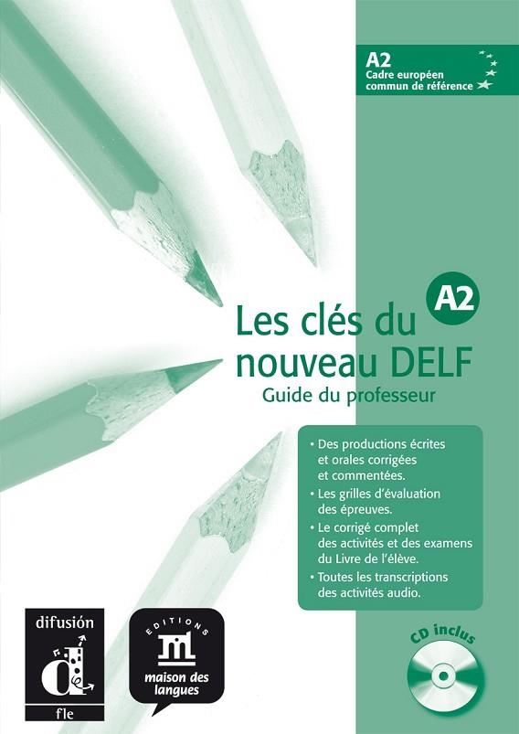 LES CLÉS DU NOUVEAU DELF A2(GUIDE PÉDAGOGIQUE + CD) | 9788484433552 | GODARD,EMMANUEL/LIRIA,PHILIPPE/SIGÉ,JEAN-PAUL | Libreria Geli - Librería Online de Girona - Comprar libros en catalán y castellano