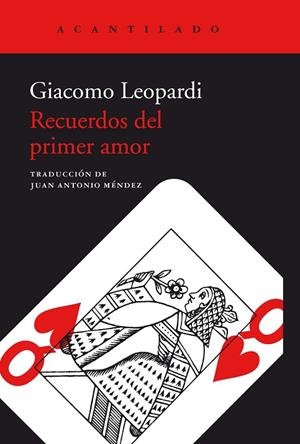 RECUERDOS DEL PRIMER AMOR | 9788416748808 | LEOPARDI,GIACOMO | Libreria Geli - Librería Online de Girona - Comprar libros en catalán y castellano
