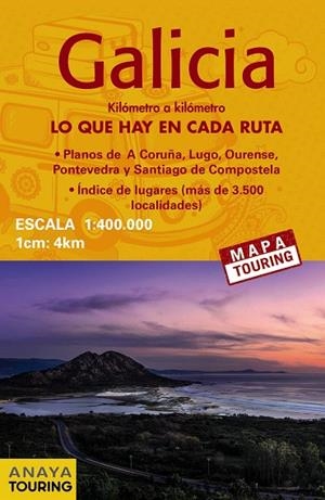 MAPA DE CARRETERAS GALICIA (DESPLEGABLE), ESCALA 1:340.000 | 9788491580911 | Llibreria Geli - Llibreria Online de Girona - Comprar llibres en català i castellà