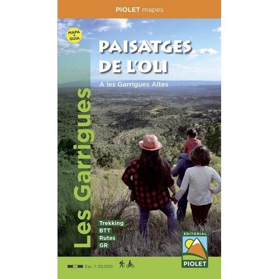 PAISATGES DE L'OLI.A LES GARRIGUES ALTES(ESCALA 1:20.000) | 9788494516948 |   | Llibreria Geli - Llibreria Online de Girona - Comprar llibres en català i castellà