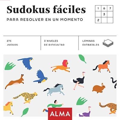 SUDOKUS FáCILES PARA RESOLVER EN UN MOMENTO (CUADRADOS DE DIVERSIóN) | 9788415618980 | Llibreria Geli - Llibreria Online de Girona - Comprar llibres en català i castellà