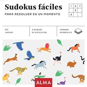 SUDOKUS FáCILES PARA RESOLVER EN UN MOMENTO (CUADRADOS DE DIVERSIóN) | 9788415618980 | Llibreria Geli - Llibreria Online de Girona - Comprar llibres en català i castellà