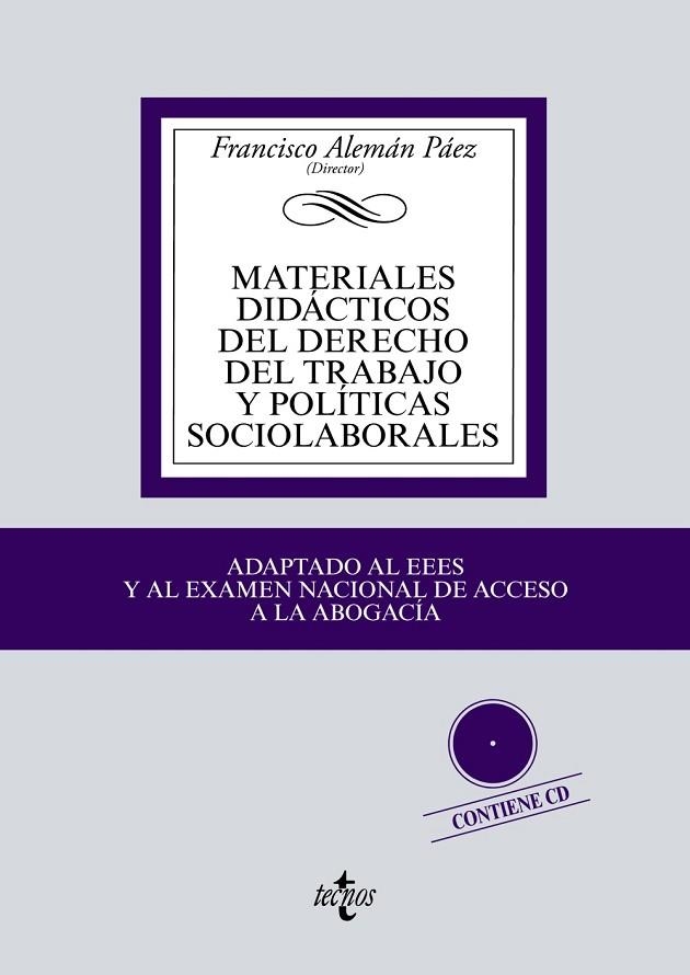 MATERIALES DIDáCTICOS DEL DERECHO DEL TRABAJO Y POLíTICAS SOCIOLABORALES | 9788430973569 | ALEMÁN PÁEZ,FRANCISCO/CAMACHO ORTEGA,JUAN DE DIOS/CANALS PARETS,Mª DEL CAMINO/CANO GALÁN,YOLANDA | Llibreria Geli - Llibreria Online de Girona - Comprar llibres en català i castellà