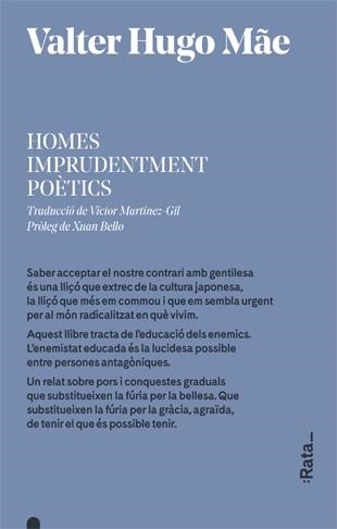 HOMES IMPRUDENTMENT POèTICS | 9788416738380 | HUGO MÃE,VALTER | Libreria Geli - Librería Online de Girona - Comprar libros en catalán y castellano