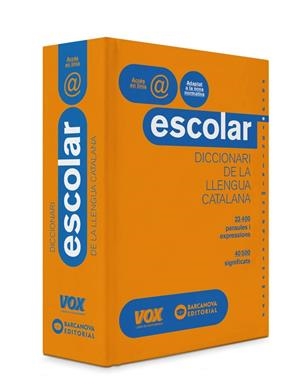 DICCIONARI ESCOLAR DE LA LLENGUA CATALANA VOX-BARCANOVA | 9788499742830 | Libreria Geli - Librería Online de Girona - Comprar libros en catalán y castellano