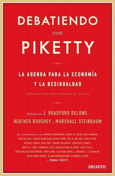 DEBATIENDO CON PIKETTY.LA AGENDA PARA LA ECONOMÍA Y LA DESIGUALDAD | 9788423427444 | A.A.D.D. | Libreria Geli - Librería Online de Girona - Comprar libros en catalán y castellano