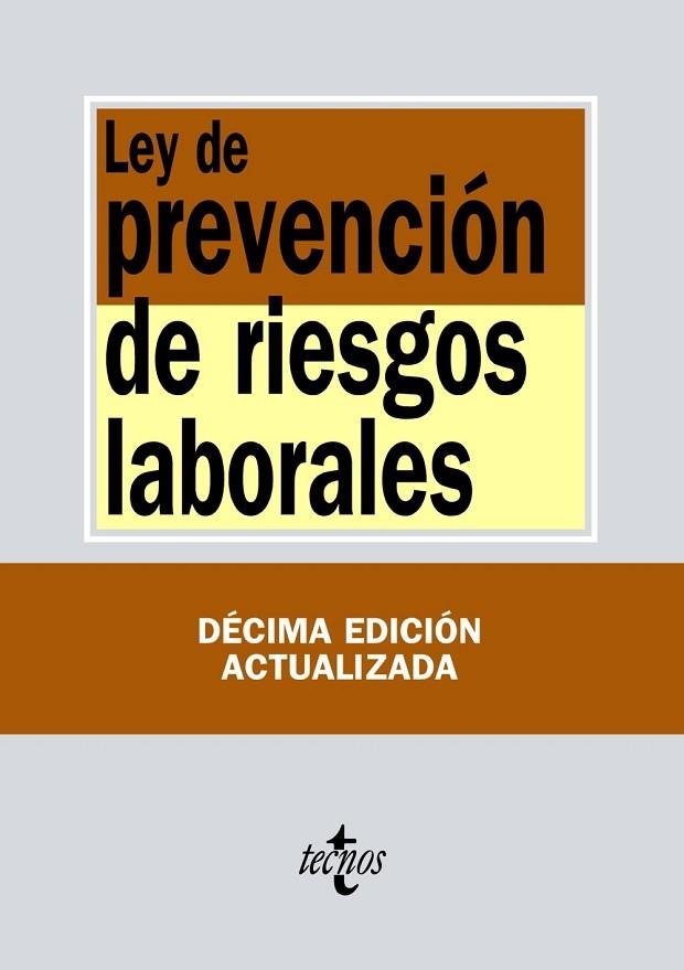LEY DE PREVENCIÓN DE RIESGOS LABORALES(10ª EDICIÓN 2018) | 9788430973729 | Libreria Geli - Librería Online de Girona - Comprar libros en catalán y castellano