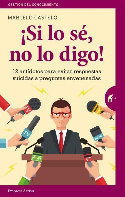 SI LO SÉ,NO LO DIGO!12 ANTÍDOTOS PARA EVITAR RESPUESTAS SUICIDAS A PREGUNTAS ENVENENADAS | 9788492921911 | CASTELO RIVAS,MARCELO | Libreria Geli - Librería Online de Girona - Comprar libros en catalán y castellano
