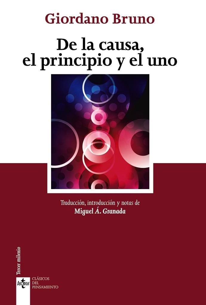 DE LA CAUSA,EL PRINCIPIO Y EL UNO | 9788430974146 | BRUNO,GIORDANO | Libreria Geli - Librería Online de Girona - Comprar libros en catalán y castellano