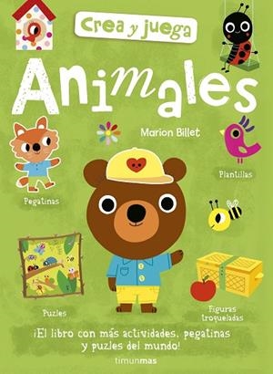 CREA Y JUEGA.ANIMALES | 9788408185451 | BILLET,MARION | Libreria Geli - Librería Online de Girona - Comprar libros en catalán y castellano