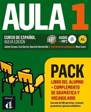 AULA-1(PACK LIBRO+COMPLEMENTO DE GRAMÁTICA Y VOCABULARIO) | 9788417249601 | Llibreria Geli - Llibreria Online de Girona - Comprar llibres en català i castellà