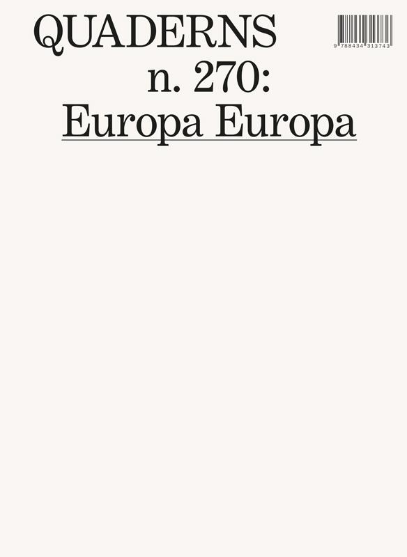 QUADERNS N270.EUROPA EUROPA | 9788434313743 | V.V.A.A. | Libreria Geli - Librería Online de Girona - Comprar libros en catalán y castellano