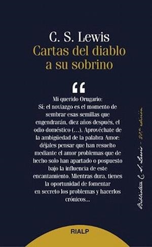 CARTAS DEL DIABLO A SU SOBRINO | 9788432147357 | LEWIS,C.S. | Llibreria Geli - Llibreria Online de Girona - Comprar llibres en català i castellà