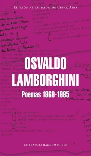 POEMAS 1969-1985(MAPA DE LAS LENGUAS) | 9788439730279 | LAMBORGHINI, OSVALDO | Libreria Geli - Librería Online de Girona - Comprar libros en catalán y castellano