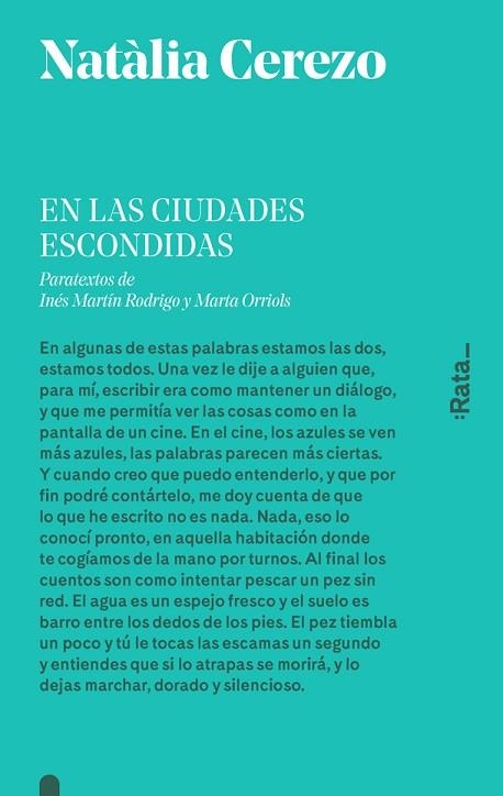 EN LAS CIUDADES ESCONDIDAS | 9788416738410 | CEREZO,NATÀLIA | Libreria Geli - Librería Online de Girona - Comprar libros en catalán y castellano