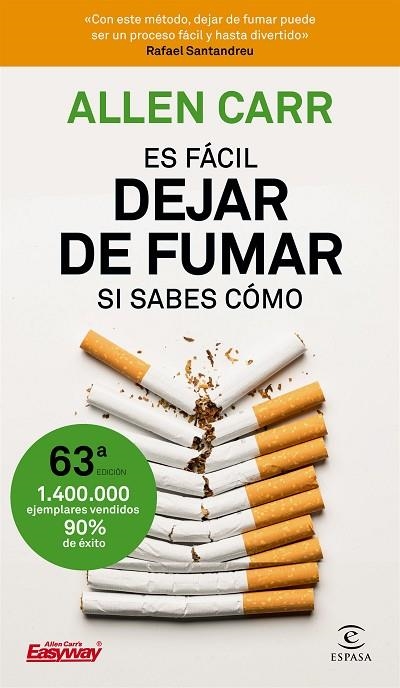 ES FÁCIL DEJAR DE FUMAR,SI SABES CÓMO | 9788467052930 | CARR,ALLEN | Libreria Geli - Librería Online de Girona - Comprar libros en catalán y castellano