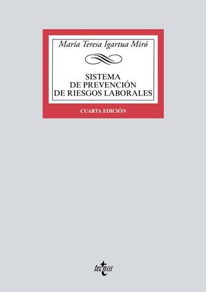 SISTEMA DE PREVENCIÓN DE RIESGOS LABORALES(4ª EDICION 2018) | 9788430974429 | IGARTUA MIRÓ,MARÍA TERESA | Libreria Geli - Librería Online de Girona - Comprar libros en catalán y castellano