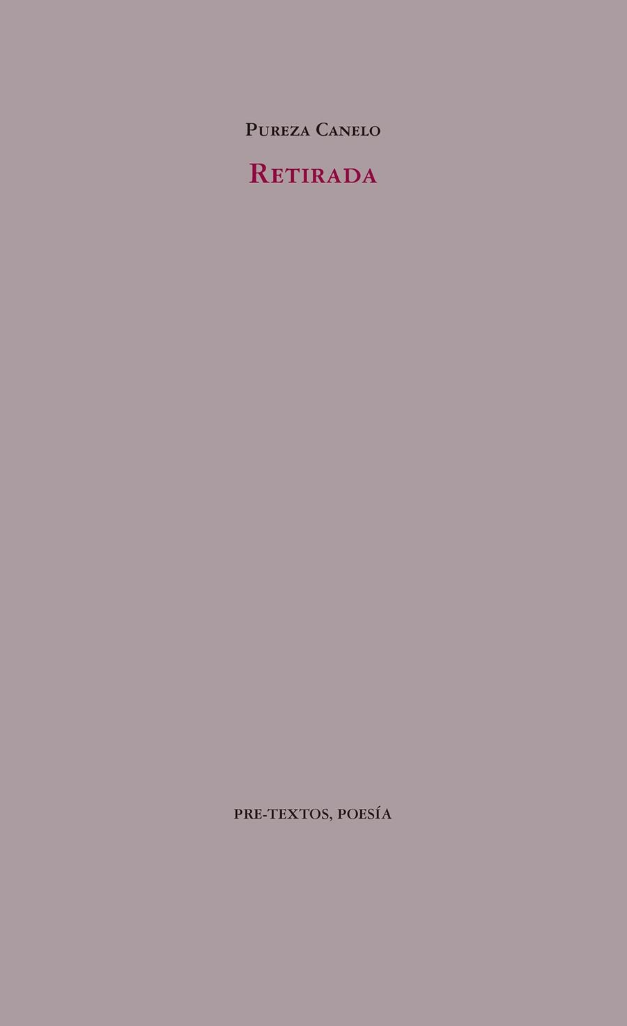 RETIRADA | 9788417143626 | CANELO,PUREZA | Libreria Geli - Librería Online de Girona - Comprar libros en catalán y castellano