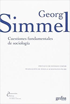 CUESTIONES FUNDAMENTALES DE SOCIOLOGÍA | 9788417341442 | SIMMEL,GEORGE | Llibreria Geli - Llibreria Online de Girona - Comprar llibres en català i castellà