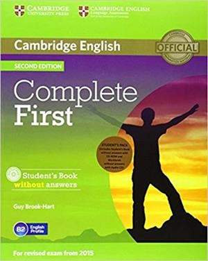 COMPLETE FIRST STUDENT'S PACK(STUDENT'S BOOK WITHOUT ANSWERS WITH CD-ROM.WORKBOOK WITHOUT ANSWERS.SSECOND EDITION 2014) | 9781107651869 | BROOK-HART, GUY | Llibreria Geli - Llibreria Online de Girona - Comprar llibres en català i castellà