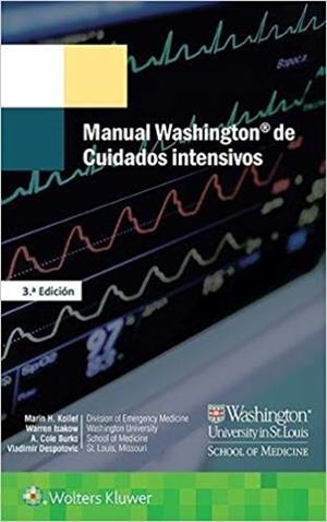 MANUAL WASHINGTON DE CUIDADOS INTENSIVOS(3ª EDICION 2018) | 9788417033903 | Llibreria Geli - Llibreria Online de Girona - Comprar llibres en català i castellà